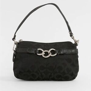 Coach Black Designer Shoulder Bag